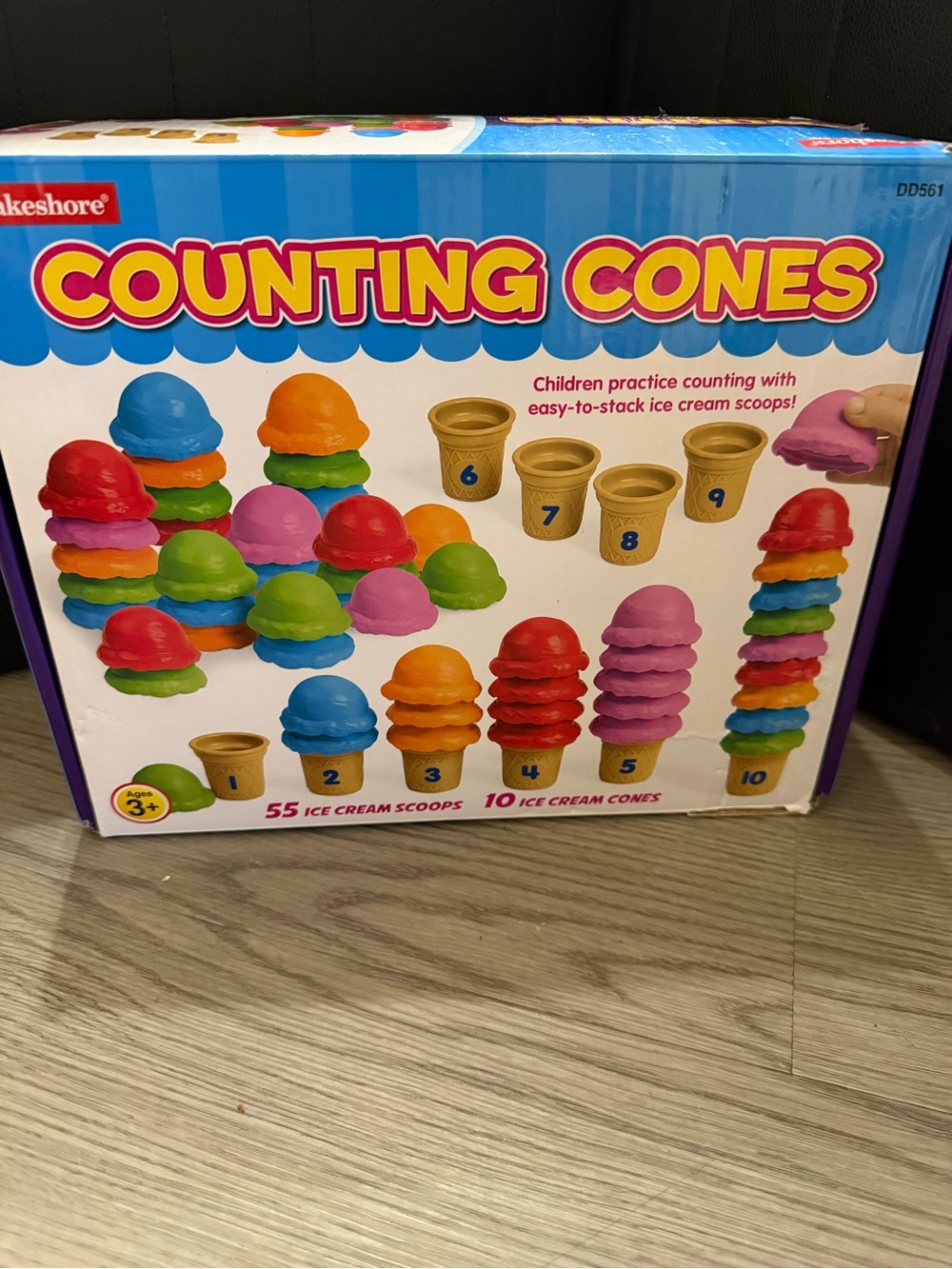 LakeShore Counting Cones Learning Educational Teaching Math Color Skills